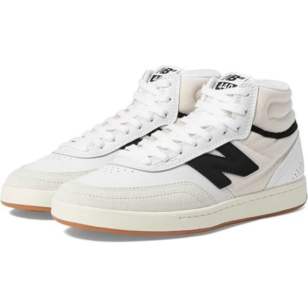 New Balance Numeric 440 High V2 Skate Shoes White Black Womens 7.5